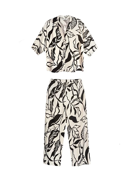 Pyžamo Aurora 3/4 S–2XL s model 22285978 - Mefemi Pyžamo Aurora 3/4 S–2XL s model 22285978 - Mefemi