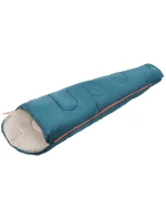 MUMIA TURISTICKÉ POSTELE XXL 230x80/50 cm MODRÉ ČERVENÉ LÍSTKY