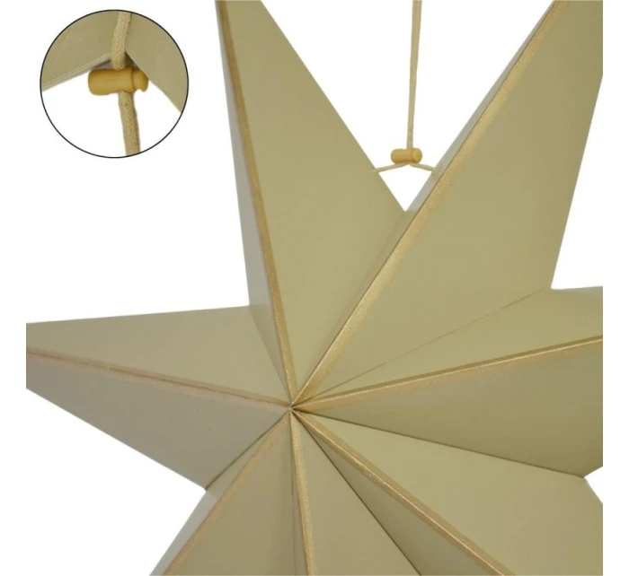 FSC 18x75CM béžová 7 MÍST DECORATIVNÍ ZÁVĚSNÝ STARLET