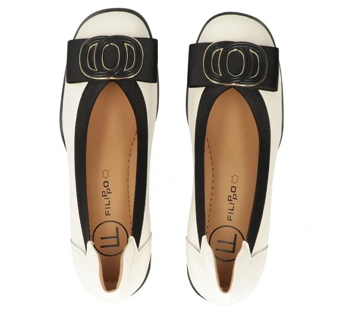 Béžové lakované lodičky Filippo DP6960