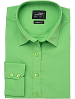JN 677 Popelínová halenka s dlouhým rukávem model 22436607 lime green - Daiber JN 677 Popelínová halenka s dlouhým rukávem model 22436607 lime green - Daiber