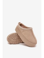 Dětské Sněhule S Na Platformě Béžové model 21718379 - Boto Dětské Sněhule S Na Platformě Béžové model 21718379 - Boto