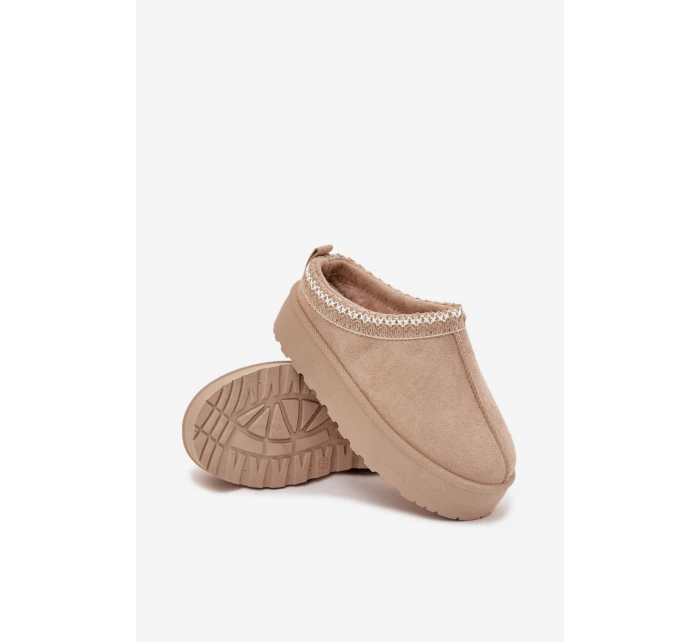 Dětské Sněhule S Na Platformě Béžové model 21718379 - Boto Dětské Sněhule S Na Platformě Béžové model 21718379 - Boto