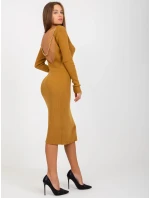 Dámské šaty NM SK NG 2307 tmavě žluté
