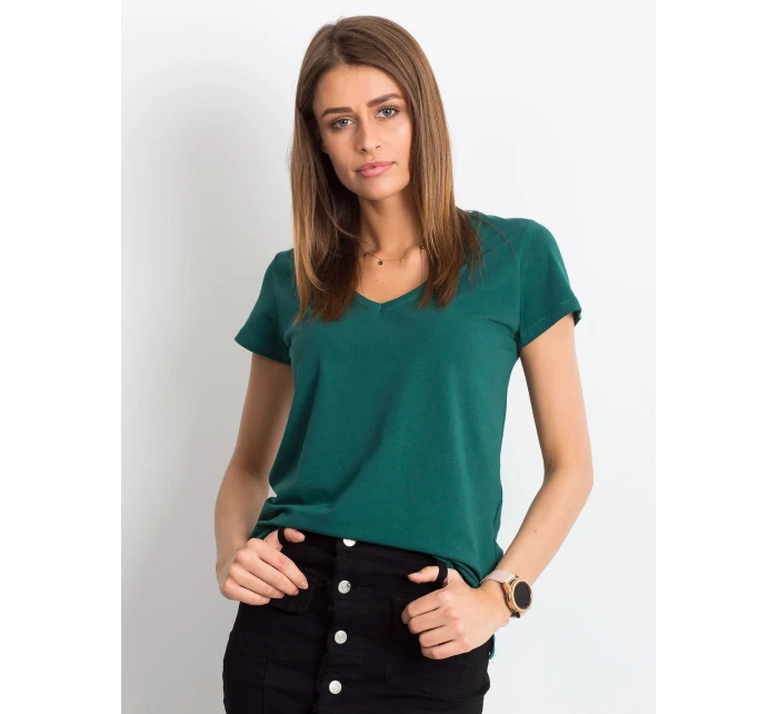 T shirt RV TS model 21365379 ciemny zielony - FPrice T shirt RV TS model 21365379 ciemny zielony - FPrice