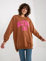 Mikina VI BL 3102.01P hnědá