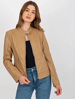 Dámská krátká bunda NM DE KR HX 2838.95P Hnědá velbloud - FPrice