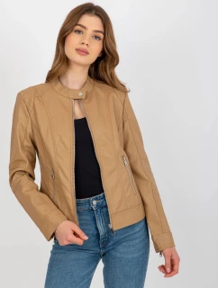 Dámská krátká bunda NM DE KR HX 2838.95P Hnědá velbloud - FPrice