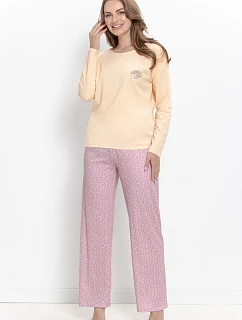 3617 DÁMSKÉ DLOUHÉ PYŽAMO MARIGOLD S–XL