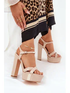 Sandály na podpatku model 210802 Step in style