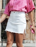 TRENDSTAR bílá sukně FashionStreet CY0464