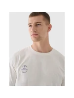 Oversize hladké unisex tričko 4F 4FRAW24TTSHU2672-12S Oversize hladké unisex tričko 4F 4FRAW24TTSHU2672-12S