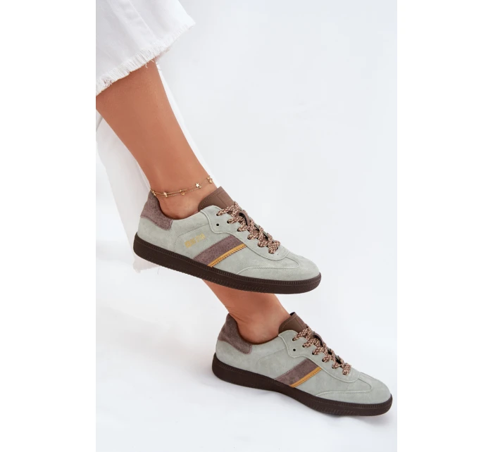 Dámské Nízké Sněhule Z Semiše Big Star SS274678 HI-POLY SYSTEM Mátové Dámské Nízké Sněhule Z Semiše Big Star SS274678 HI-POLY SYSTEM Mátové