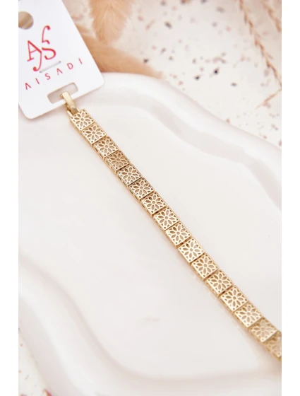 Dámský náramek ze chirurgické oceli zlatý Dámský náramek ze chirurgické oceli zlatý