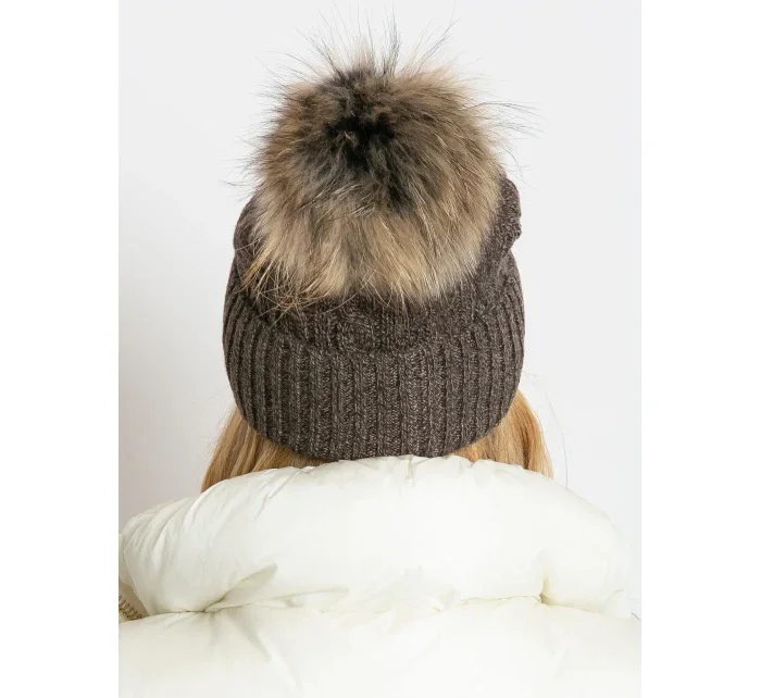 Dámská čepice AT CZ 173501 tmavě hnědá