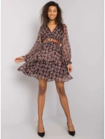 Šaty LC SK 22K model 16283363 černá a červená - FPrice