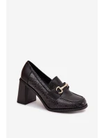 Polobotky na podpatku  model 217846 Step in style