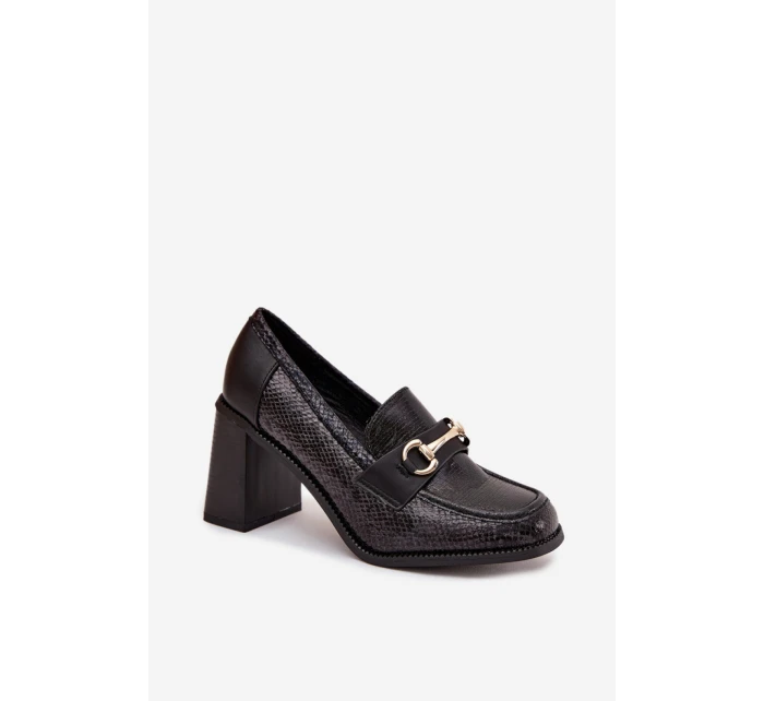 Polobotky na podpatku  model 217846 Step in style