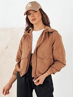 Dámská přechodová bunda BELIJ camel FashionStreet TY4258