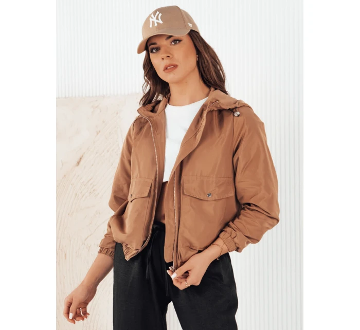 Dámská přechodová bunda BELIJ camel FashionStreet TY4258 Dámská přechodová bunda BELIJ camel FashionStreet TY4258