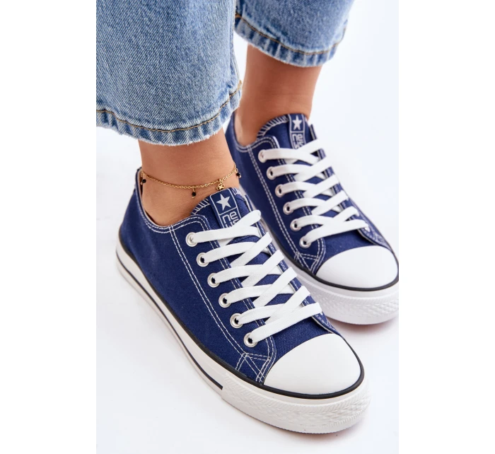 Dámské Klasické Tenisky Tmavě Modré Ecoma Dámské Klasické Tenisky Tmavě Modré Ecoma