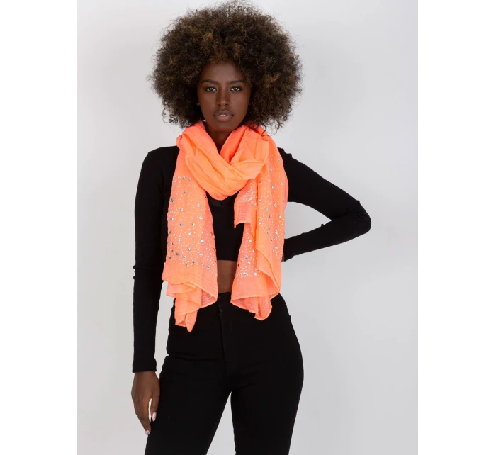 Dámský šátek AT CH model 17401873 coral - FPrice Dámský šátek AT CH model 17401873 coral - FPrice