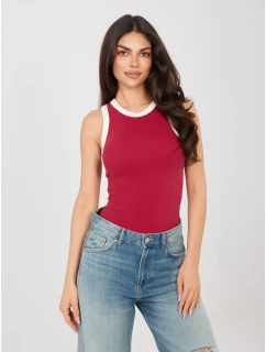 Top model 22024830 ciemny czerwony - FPrice