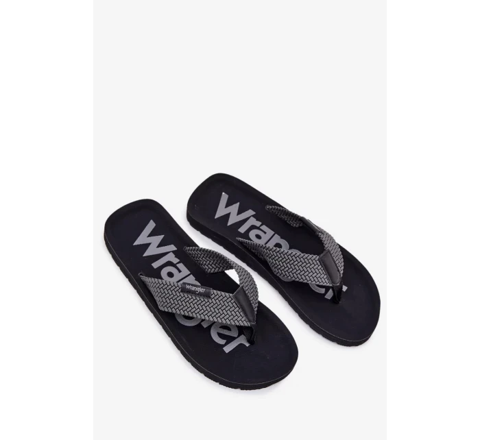 Pánské žabky WRANGLER ZANE FLIPFLOP MEN LOW – šedé Pánské žabky WRANGLER ZANE FLIPFLOP MEN LOW – šedé