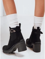 Dámské semišové kozačky na podpatku černé Dstreet model 21993737 - FashionStreet Dámské semišové kozačky na podpatku černé Dstreet model 21993737 - FashionStreet