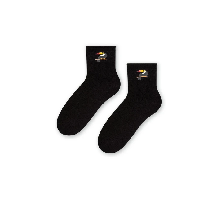 Vzorované netlačící ponožky Steven art.099 35-40