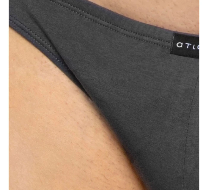 Pánské slipy 3 pack 230 graphite - Atlantic