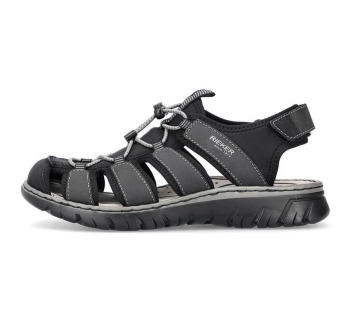 Vestavěné sandály Rieker M 26770-00 RKR584 Vestavěné sandály Rieker M 26770-00 RKR584