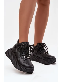 Dámské tenisky Přírodní kůže GOE SS2N4036 Černé