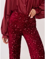 MI kalhoty SP 4323C.28 kaštanové barvy