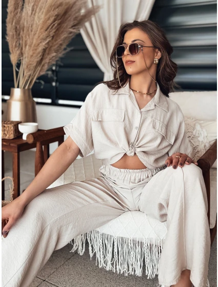 Dámská košile béžová Dstreet model 21977029 - FashionStreet