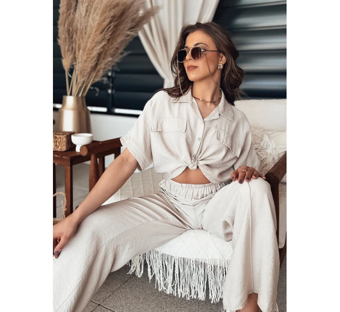 Dámská košile béžová Dstreet model 21977029 - FashionStreet