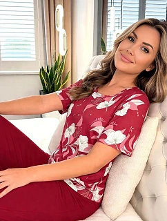 Pyžamo Donna Brigitte s 3/4 rukávy, velikosti M–2XL