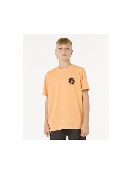 Dětské tričko RIP CURL Wetsuit Icon Tee – Kids, oranžové