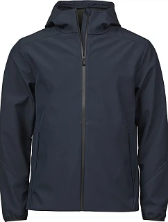 Tee Jays TJ 9524 3-vrstvá softshellová bunda s kapucí "Performance" 18.9524 deep navy