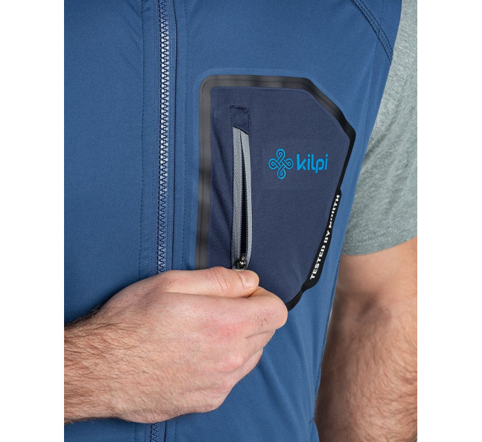 Pánská softshellová vesta RIELLO-M Tmavě modrá - Kilpi