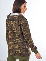 3dílná souprava Vřesoviště halenka, top a legíny hnědá + cappuccino