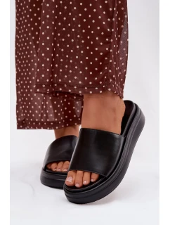 Dámské nazouváky na platformě Černé model 21918978 - Boto