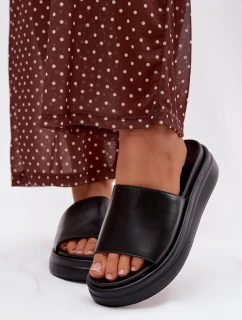 Dámské nazouváky na platformě Černé model 21918978 - Boto