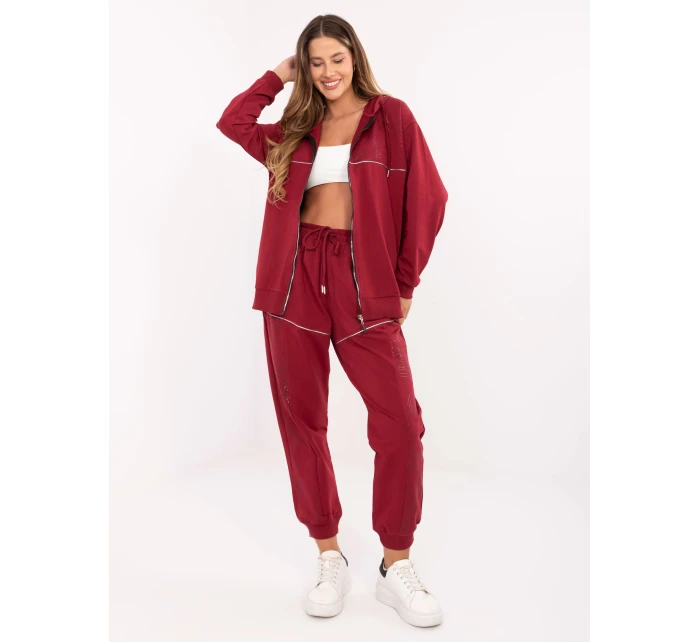 Komplet RV KMPL model 21399599 bordowy - FPrice