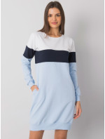Dámské šaty RV SK 5869.04 bílé a modré