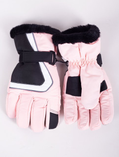 Dámské zimní lyžařské rukavice Yoclub REN-0259K-A150 Pink