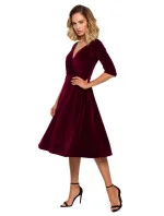Dámské šaty model 17998594 Maroon - Moe