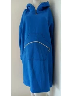 Dámská dlouhá teplá mikina model 21140216 modrá - FPrice