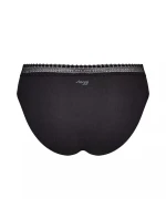 sloggi GO Ribbed R Tai C2P - BLACK - SLOGGI BLACK - SLOGGI