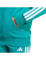 Dětská fleecová mikina 3 Stripes Turquoise model 21720654 - ADIDAS Dětská fleecová mikina 3 Stripes Turquoise model 21720654 - ADIDAS